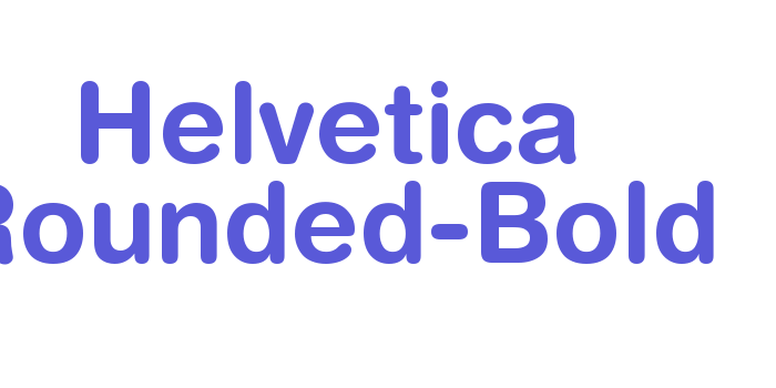 Helvetica Rounded-Bold Font