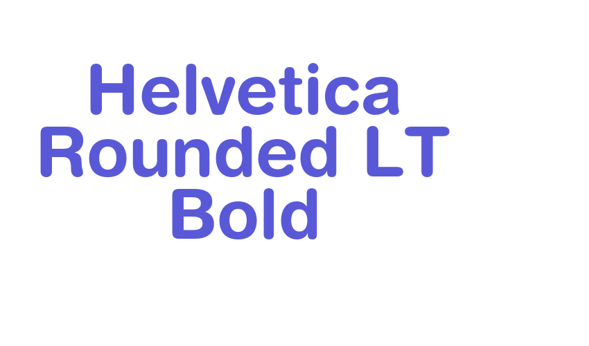 Helvetica Rounded LT Bold Font Download