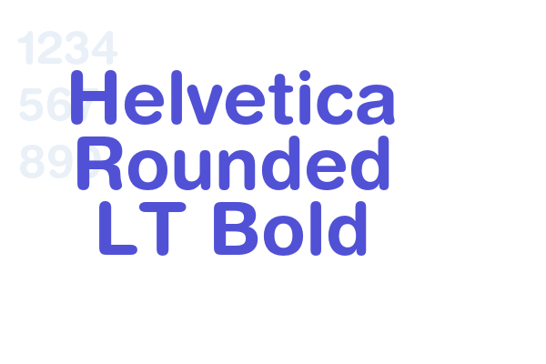 Helvetica Rounded LT Bold