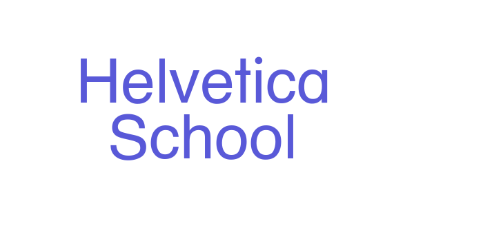 Helvetica School Font Download