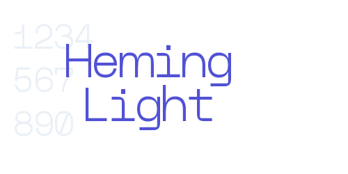Heming Light-font-download
