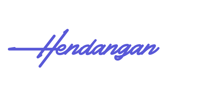 Hendangan Font Download