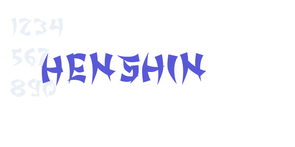 Henshin font free