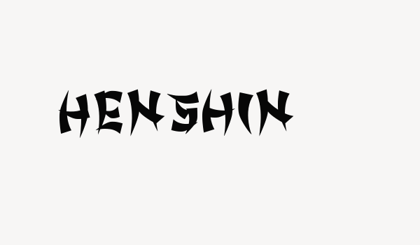 Henshin Font