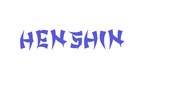 Henshin Font