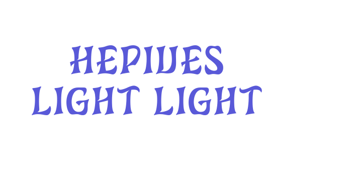 Hepives Light Light Font Download