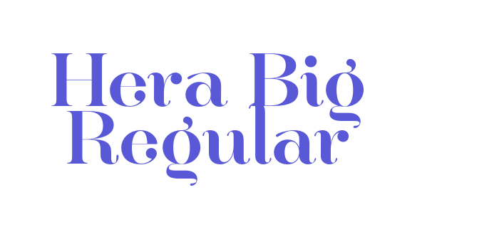 Hera Big Regular Font Download