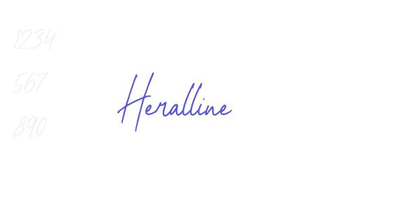 Heralline font free