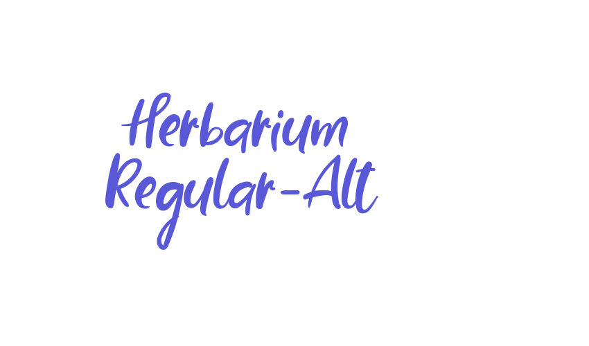 Herbarium Regular-Alt Font Download