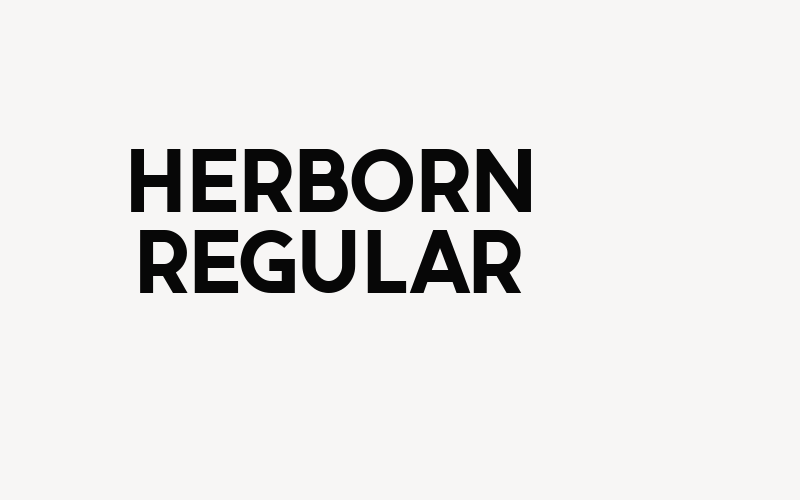 Herborn Regular Font