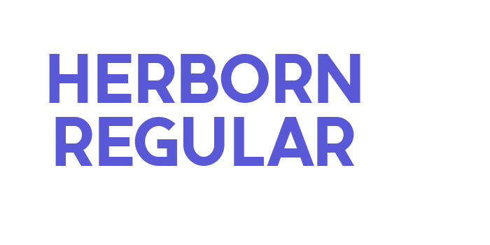 Herborn Regular Font