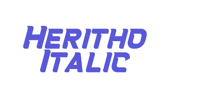 Heritho Italic Font Download