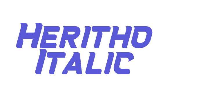 Heritho Italic Font