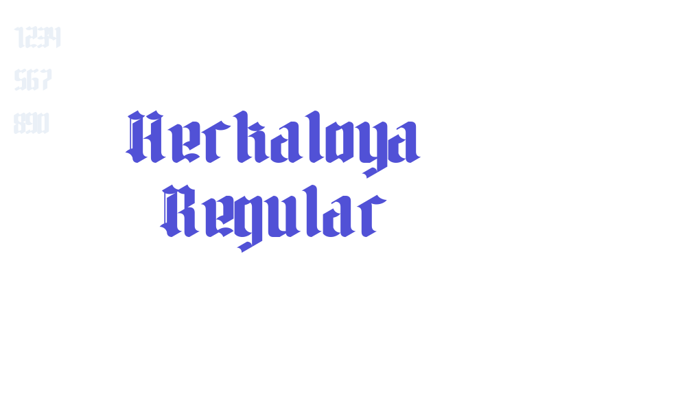 Herkaloya Regular-font-download