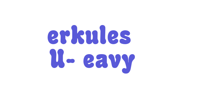 Herkules RMU-Heavy Font Download