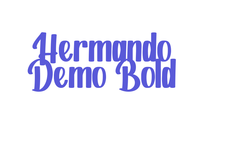 Hermando Demo Bold Font