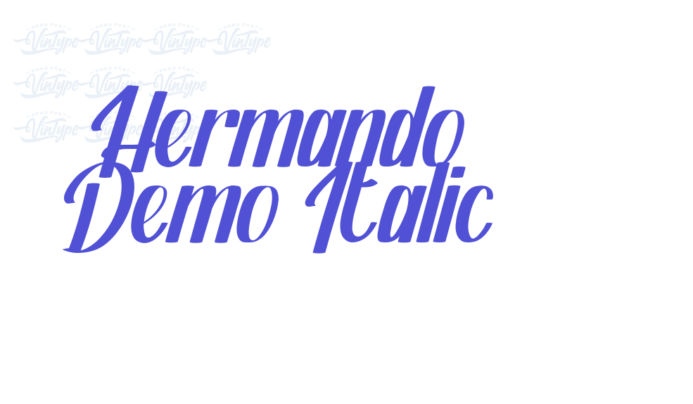 Hermando Demo Italic-font-download