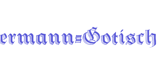 Hermann-Gotisch Font Download