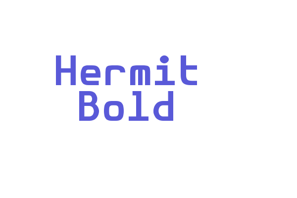 Hermit Bold Font