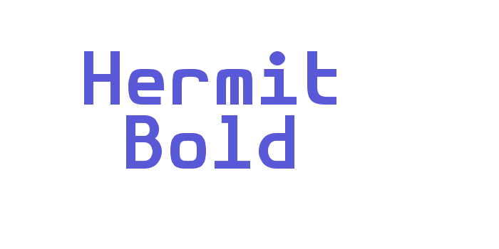 Hermit Bold Font