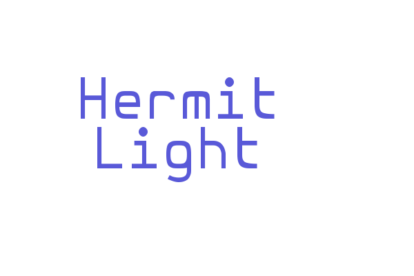 Hermit Light Font