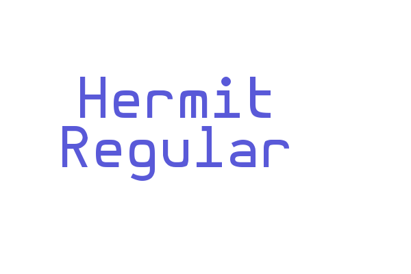 Hermit Regular Font