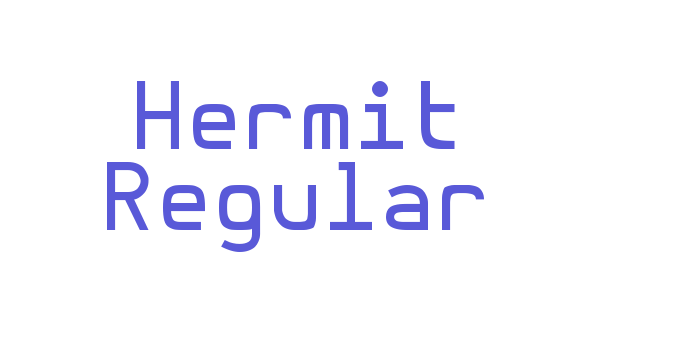 Hermit Regular Font Download