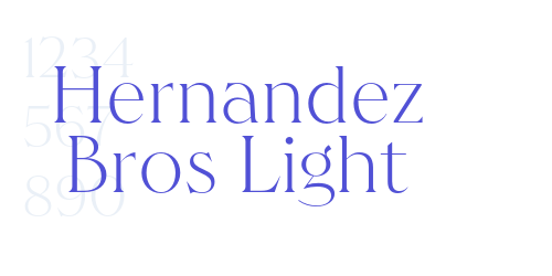 Hernandez Bros Light-font-download