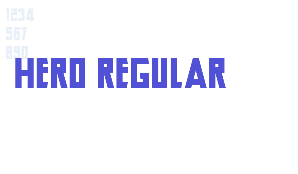 Hero Regular-font-download