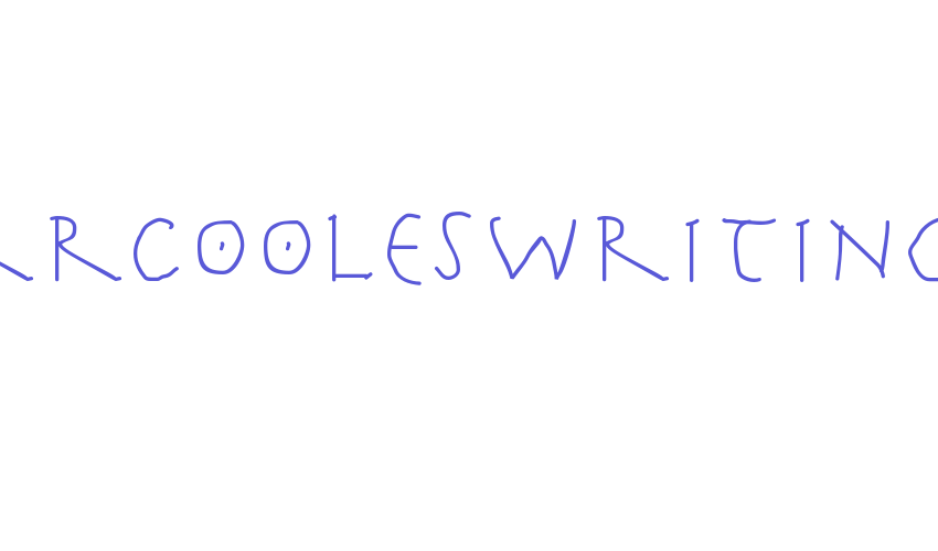 HerrCoolesWriting Font