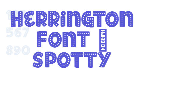 Herrington Font – Spotty font