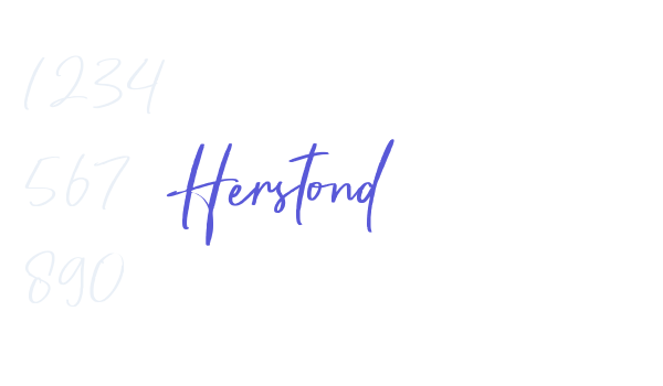 Herstond font free