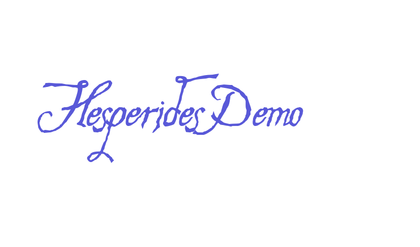 Hesperides Demo Font Download