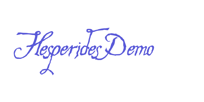 Hesperides Demo Font Download