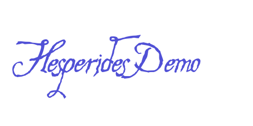 Hesperides Demo-font-download