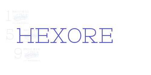 Hexore-font-download
