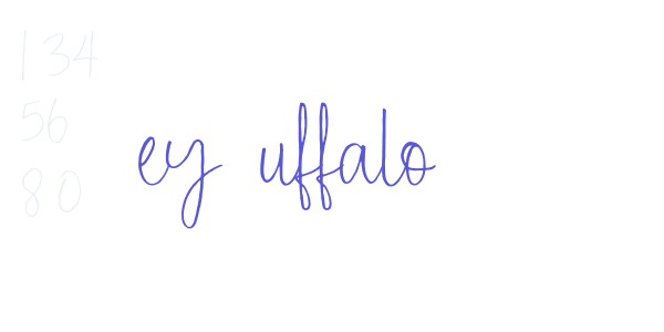 Hey Buffalo font free