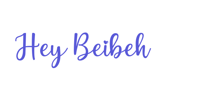 Hey Beibeh Font Download