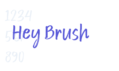 Hey Brush Font Download