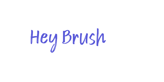 Hey Brush Font Download