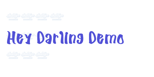 Hey Darling Demo-font-download