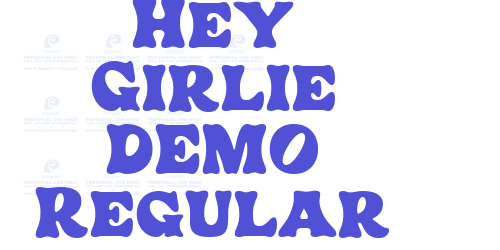 Hey Girlie DEMO Regular-font-download