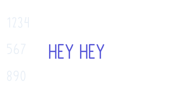 Hey Hey Font