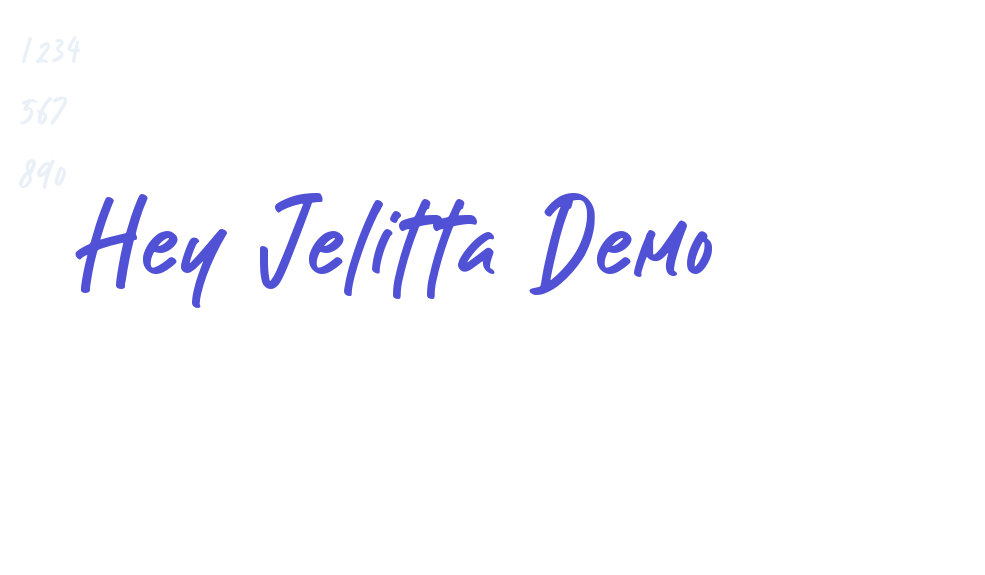 Hey Jelitta Demo-font-download