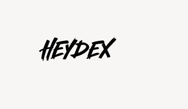 Heydex Font