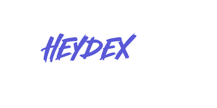 Heydex Font