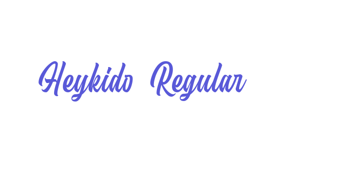 Heykido Regular Font Download