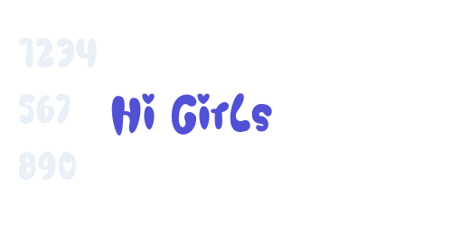 Hi Girls-font-download