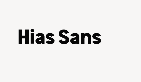 Hias Sans Font