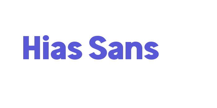 Hias Sans Font